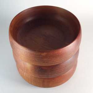 Bol en bois de manguier écologique et durable, sculpté à la main, pour salade, riz et fêtes - Product Image 5