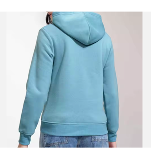 Sweat à capuche décontracté pour femme, doublé en polaire pour l'hiver, design élégant et respirant, cordon de serrage réglable à l'avant, taille plus - Product Image 3