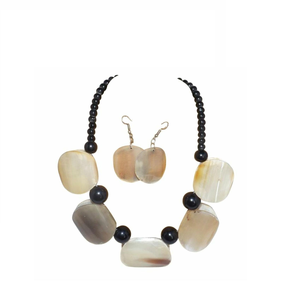 สร้อยคอแฟชั่นคุณภาพระดับพรีเมี่ยมทำจากเขาควายเครื่องประดับแฟชั่นขายส่งธรรมชาติ - Product Image 5