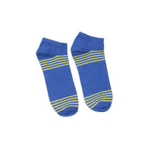 Calcetines tobilleros deportivos diarios para hombre, amarillo, rojo, antideslizantes, ligeros, licra, poliéster, sublimación, impresión Digital, parte inferior - Product Image 1