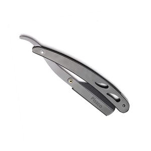 Rasoirs pliants de barbier en acier inoxydable de qualité supérieure, rasoirs à lame droite en vente - Product Image 3