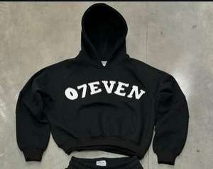 เสื้อวอร์มแบบสวมหัวสำหรับทุกเพศกางเกงเอวลอยน้ำหนักสูงมีฮู้ดสำหรับฤดูหนาว - Product Image 5