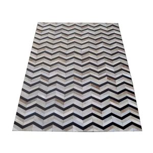 Alfombras de Cuero Auténtico Hechas a Mano y Cosidas a Máquina, Alfombras de Piel de Vaca de Primera Calidad, Modernas y Elegantes, para Área de Oración - Product Image 3
