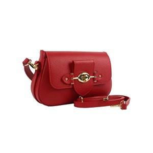 Bolso cruzado estructurado en cuero genuino Dollar - Hecho en Italia - Art. 24028 - Product Image 3