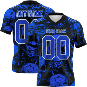 Camiseta de fútbol americano personalizada OEM ropa de equipo al por mayor fabricante de ropa deportiva de poliéster de secado rápido para hombres mujeres entrenamiento juvenil - Product Image 4