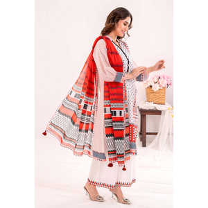 Conjunto de Traje de 3 Piezas Estampado para Mujer con Dupatta CLP-52230 - Product Image 1
