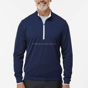 Golf Quarter <b>Zip</b> <b>Hooded</b> Pullover for Men Winter Lightweight Custom Embroidered Fleece Long Sleeve Golf Apparel - Product Image 3