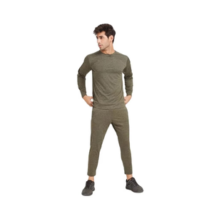 Survêtement homme personnalisé respirant en coton de qualité supérieure Ensemble pull-over deux pièces col rond Grande taille vente en gros - Product Image 1