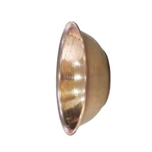 Vente en gros d'usine Bol décoratif en cuivre de luxe Vaisselle polie pour la maison Hôtel Fête Exportation dans le monde entier - Product Image 4