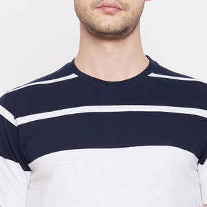 Service OEM Vente en gros de t-shirts pour hommes à bas prix Nouvelle mode unie 100% coton Design personnalisé Anti-boulochage 220g - Product Image 6