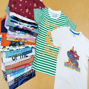 Vente en gros de t-shirts d'été pour garçons et filles, vêtements mixtes en stock pour enfants, robe d'été en coton, vêtements de rue pour tout-petits du Bangladesh - Product Image 5