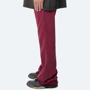Pantalon décontracté pour homme, coupe évasée, en tissu toile respirant et léger, avec logo personnalisé, pour une performance optimisée, OEM - Product Image 3
