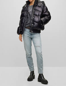 Nouveau Style hiver saison femmes grande taille doudoune à la mode coupe-vent bouffantes vestes pour femmes chaud col de fourrure bouffant - Product Image 2