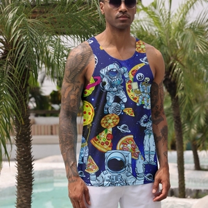 Meilleur design Débardeur pour homme Haute qualité Prix de gros Vêtements de fitness tricotés Haut sans manches grande taille pour adulte - Product Image 3