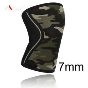 Gran oferta, tamaño personalizado, 7mm, Neopreno, levantamiento de pesas, manga de rodilla, soporte para levantamiento de pesas - Product Image 5