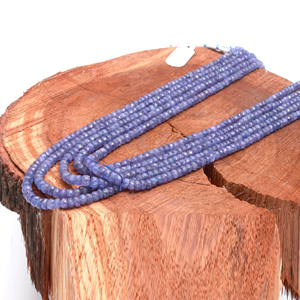 El más vendido, collar de tanzanita púrpura genuina, hebra de cuentas de 4mm-5mm, cadenas de oro o plata, joyería de cuentas sueltas para fabricación artesanal - Product Image 2