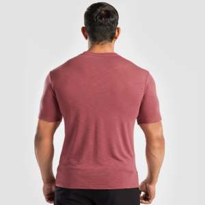 เสื้อยืด GAI Men's Dash สีชมพูอ่อน ระบายอากาศได้ดี ทรงหลวม สไตล์สตรีทแวร์ พร้อมโลโก้แบบกดติด ผ้าถักน้ำหนัก 300 กรัม - Product Image 3