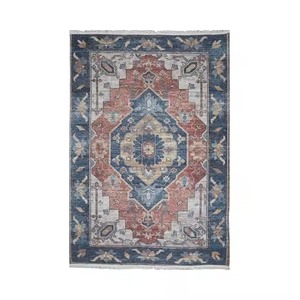 Alfombras y juegos de alfombras artesanales tejidas a mano para alfombra antideslizante lavable, alfombra impresa personalizada con borlas de alfombra de algodón bohemio - Product Image 1