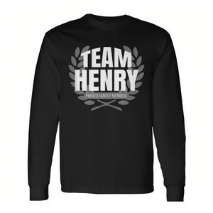Camiseta sin mangas de manga larga Team Henry, camiseta promocional para miembros orgullosos de la familia - Product Image 2