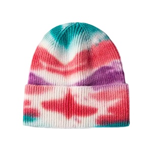 Gorro de Invierno de Lujo al por Mayor, Grueso, Sublimado, con Forro de Satén, Gorro de Invierno Cálido, Gorros con Forro de Satén Tie-Dye - Product Image 2