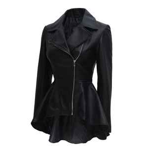 New Winter 2023 <b>Men's</b> Sheep Skin Casual Leather <b>Jacket</b> Customized Waterproof Breathable Regular Length Turn-down Collar <b>Gothic</b> - Product Image 4