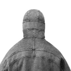 เสื้อฮู้ดกางเกงยีนส์แบบสวมหัวมีฮู้ดสำหรับผู้ชายเสื้อสเวตเชิ้ตมีฮู้ดผ้าพันคอกางเกงลำลองมาใหม่ - Product Image 6