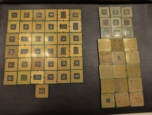 Mixed CPU <b>Scrap</b> Ceramic & Plastic <b>Processors</b> E Waste Recycling Material - Product Image 2