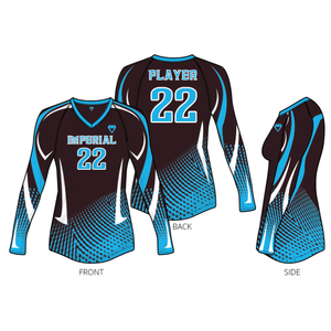 Ensembles d'uniformes de volley-ball personnalisés pour femmes jupes/hauts/shorts imprimés par sublimation évacuant l'humidité pour la ligue des clubs d'équipe - Product Image 4