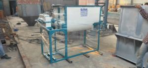 Nuevo mezclador monofásico de cinta de triple rodillo de alta velocidad mezclador de polvo de acero al carbono con triple alimentación - Product Image 5