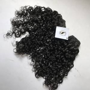 Mechones con conjunto Frontal, cabello humano peruano sin procesar, 100% sin procesar, rizado profundo, encaje Frontal HD, venta al por mayor - Product Image 5