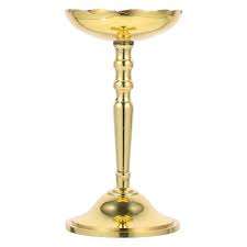 Exclusive Metal <b>Candle</b> <b>Holder</b> with Textured Surface Sturdy Base for Indoor <b>Outdoor</b> for Home Christmas Easter Decorations Events - Product Image 6