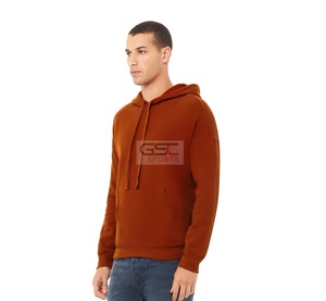 Mens Active Wears Gym Workout and Training Hoodies Best Quality Fleece Casual Hoodies with Pockets Cotton <b>Material</b> Blank Hoodies - Product Image 4