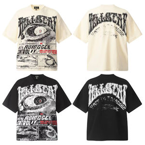 Las mejores camisetas de lavado ácido ecológicas ligeras para hombres, tela de punto transpirable, ropa elegante para exteriores para estilo callejero - Product Image 6