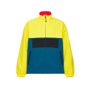 Chaqueta Cortavientos Ligera de Nailon con Apliques Impresos Personalizados de Fábrica, Bolsillos Delanteros, Ajuste Casual, Chaquetas para Correr y Trotar para Hombre - Product Image 6