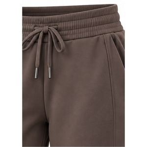 Pantalones Jogger de Pierna Ancha de Algodón Tejido para Mujer, Cintura Elástica, Ajuste Holgado, Transpirables, Elásticos, Casuales, de Invierno, con Bordado - Product Image 4