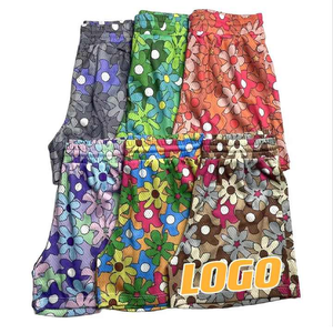 Pantalones cortos para hombre de la mejor calidad, pantalones cortos deportivos de playa con estampado personalizado, pantalones cortos transpirables de malla con patrón de flores densas para hombre - Product Image 4