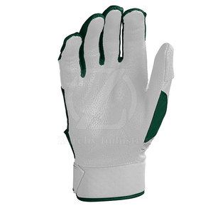 Wholesale Pakistan Best Quality Leather Baseball Batting Gloves Comfortable Breathable Quick-Dry Lightweight Customized Logo - Product Image 2