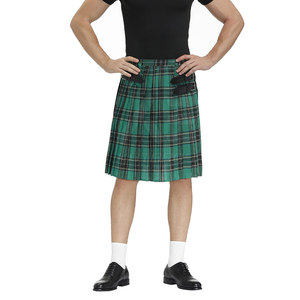 KATBROS INDUSTRY Nouvelle Conception Taille Plus Kilt Homme Respirant Couleur Unie Motif Tartan Modèle KI-TK-9015 - Product Image 1