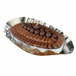 Fabuloso diseño de Mesa para el hogar Cuenco para servir chocolate Cuenco de chocolate de metal dorado de primera calidad para el hogar o fiestas Cualquier evento - Product Image 4