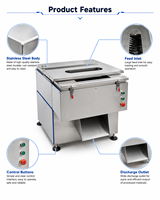 Mesin Pemotong Tulang Daging Sapi Otomatis Efisiensi Tinggi Bahan Stainless Steel Food-grade untuk Pabrik Pengolahan Daging Toko Daging