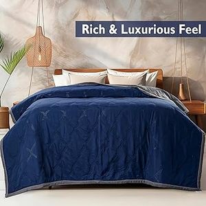 Nouveau lancement Couette en microfibre réversible faite à la main Ultra-douce et légère avec une couleur unie de qualité supérieure - Product Image 3