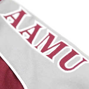Alabama A & M เสื้อแจ็กเก็ตมหาวิทยาลัยสำหรับผู้ชายเสื้อแจ็กเก็ตมหาวิทยาลัยเนื้อแกะคุณภาพสูงสำหรับฤดูหนาว - Product Image 4