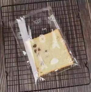 Sacs à pain transparents en PE-BD personnalisés pour le stockage en boulangerie Sacs à pain OPP pour sandwichs Sac d'emballage alimentaire imprimé avec torsion - Product Image 6