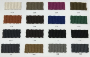 Chaîne tricot Spandex velours côtelé tissu 100% polyester large <span class=keywords><strong>largeur</strong></span> européen coton velours tissu coloré hiver vêtements de nuit pour veste - Product Image 6