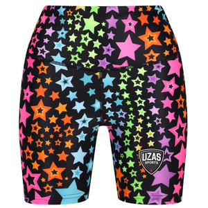 Shorts Deportivos de Cintura Alta para Mujer, Transpirables, Lavados, de Encaje Impermeable Ecológico, Estilo Hip Hop - Product Image 4