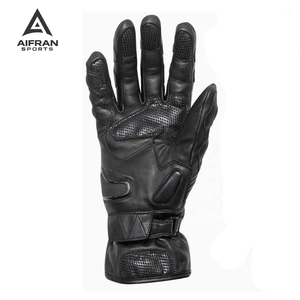 AIFRAN Professional Racing Gloves Custom Motorbike Leather Protective Hard Knuckle Protection Breathable Riding Gloves - Product Image 2