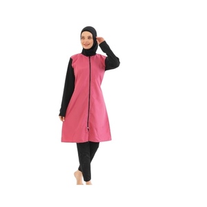 Traje de Baño Modesto de Manga Larga, Secado Rápido y Ecológico para Mujeres Musulmanas, Cobertura Completa, Estilo Deportivo Islámico, Hiyab, Burka - Product Image 2