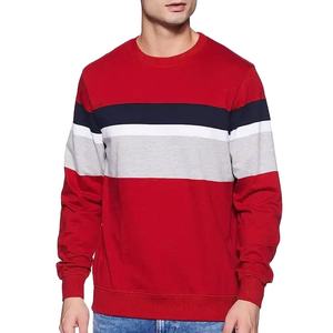 Sudadera de cuello redondo de forro polar en blanco al por mayor para hombre, personalizable con estampado por transferencia térmica de elastano/algodón, popular para hombre y mujer, otoño, personalizada - Product Image 1