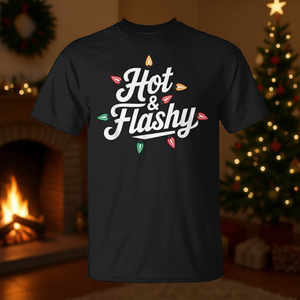 Camiseta llamativa de Navidad para mujeres con la menopausia, para aliviar los brotes de calor - Product Image 2