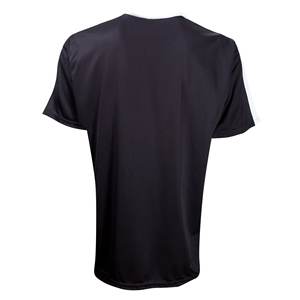 <b>Black</b> Sports Jersey <b>White</b> Collar Polyester Soccer Training Shirt Moisture Wicking Athletic Fit Custom <b>Football</b> Shirts - Product Image 4